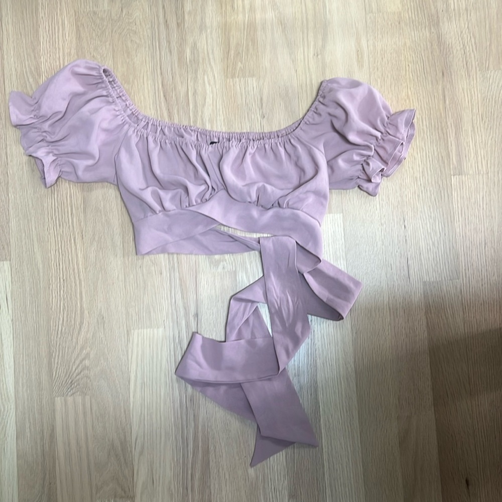 Tie back SHEIN top size small, pink